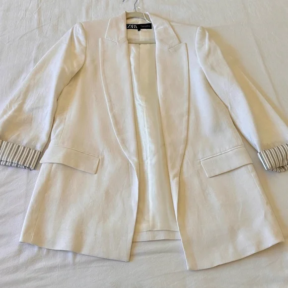 Zara Linen Blazer – Paris Collection (Never Worn) - Picture 1 of 5